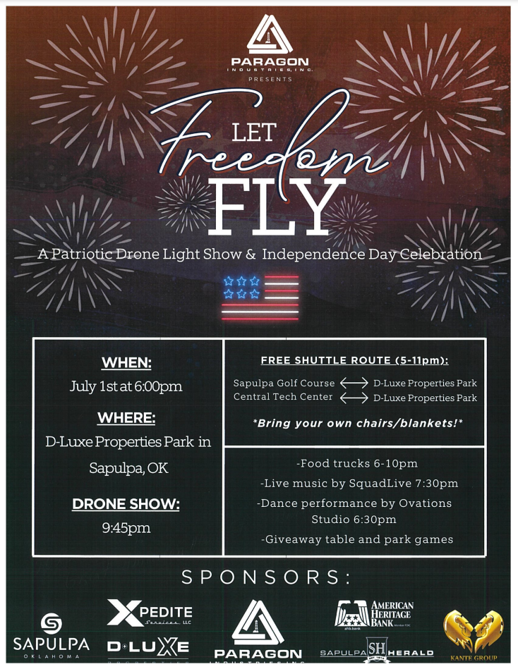 City of Sapulpa Let Freedom Fly Event